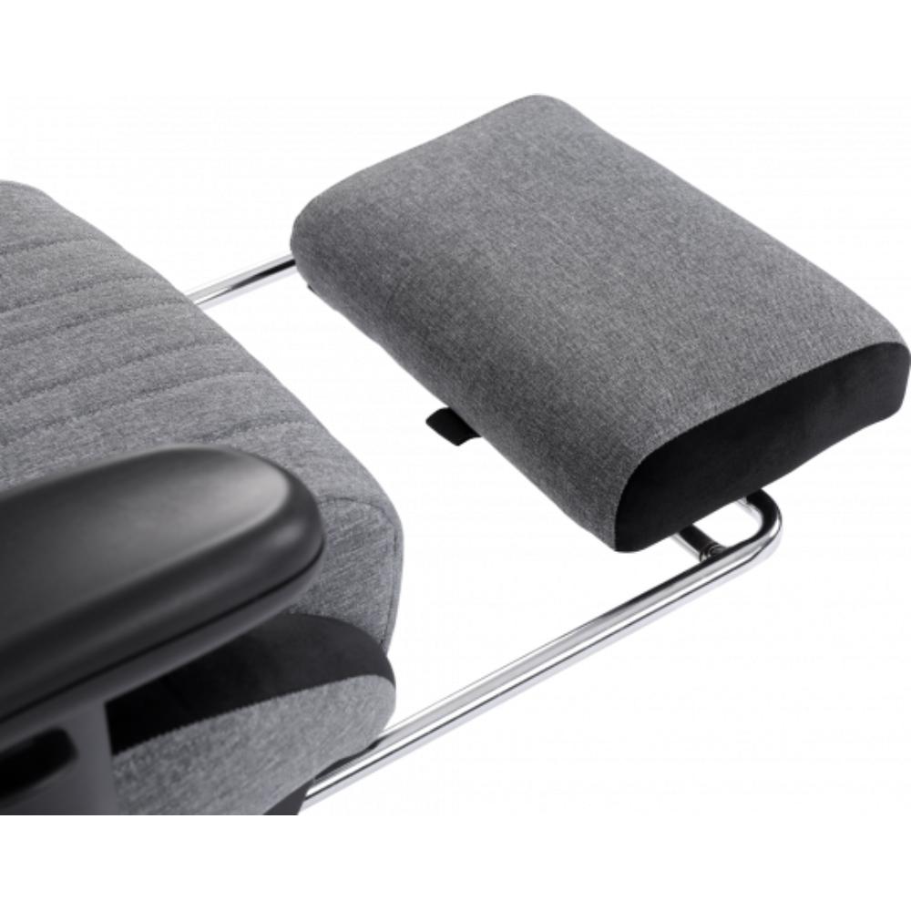 Геймерське крісло GT Racer X-2534-F Gray/Black Suede (X-2534-F Fabric Gray/Black Suede) фото №11