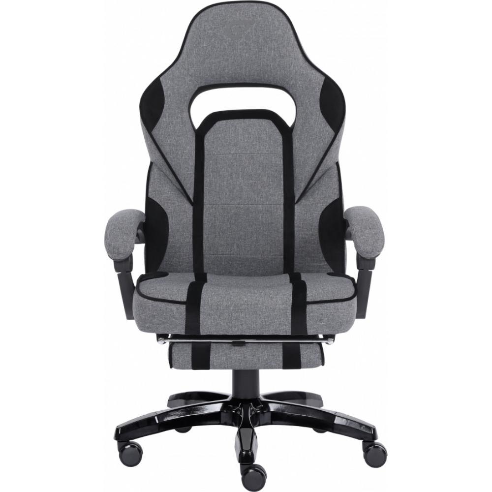 Геймерське крісло GT Racer X-2749-1 Gray/Black Suede (X-2749-1 Fabric Gray/Black Suede) фото №4
