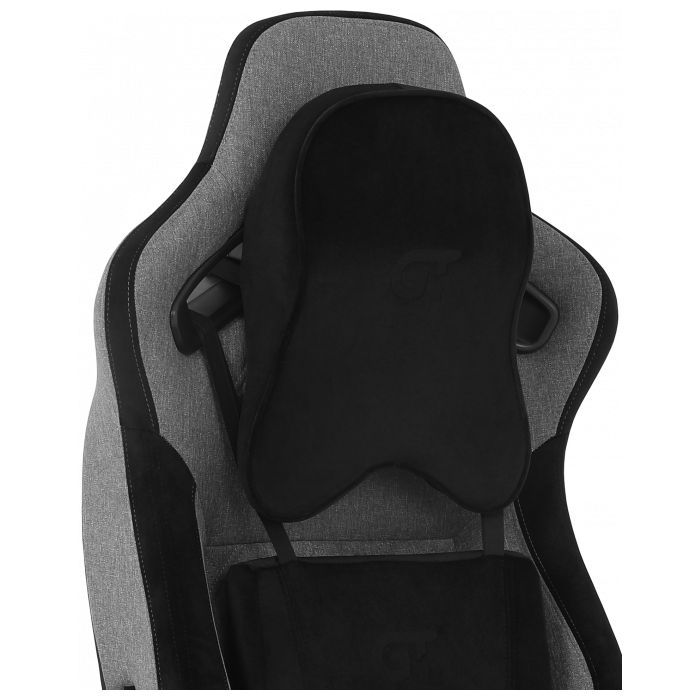 Геймерське крісло GT Racer X-0724 Fabric Gray/Black Suede фото №7