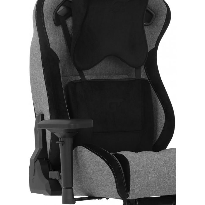 Геймерське крісло GT Racer X-0724 Fabric Gray/Black Suede фото №8