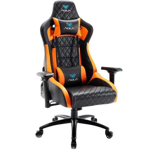 Геймерское кресло Aula F1031 Gaming Chair Black/Orange (6948391286211) фото №2