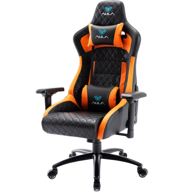 Геймерское кресло Aula F1031 Gaming Chair Black/Orange (6948391286211) фото №4