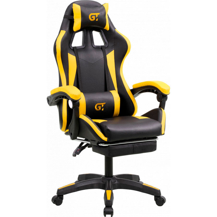 Геймерське крісло GT Racer X-2323 Black/Yellow фото №3