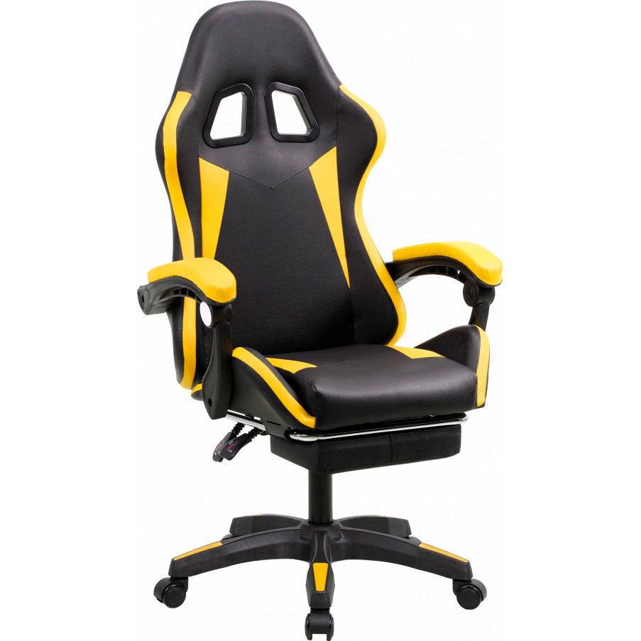 Геймерське крісло GT Racer X-2323 Black/Yellow фото №4