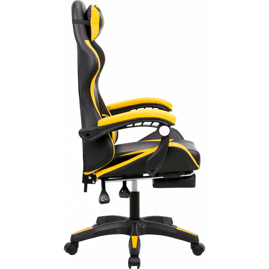 Геймерське крісло GT Racer X-2323 Black/Yellow фото №5