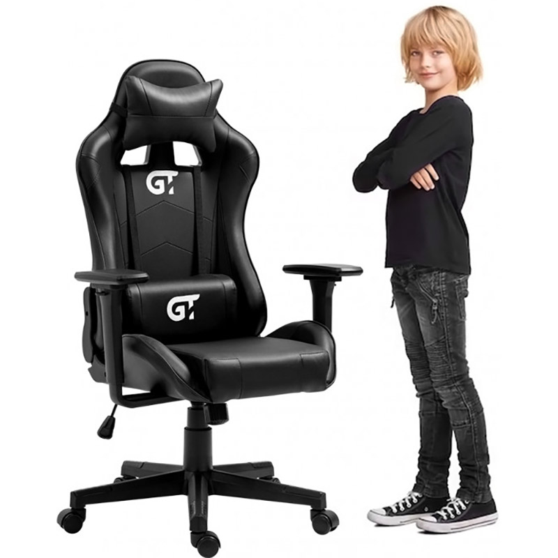 Геймерське крісло GT Racer X-5934-B Black (X-5934-B Kids Black) фото №3