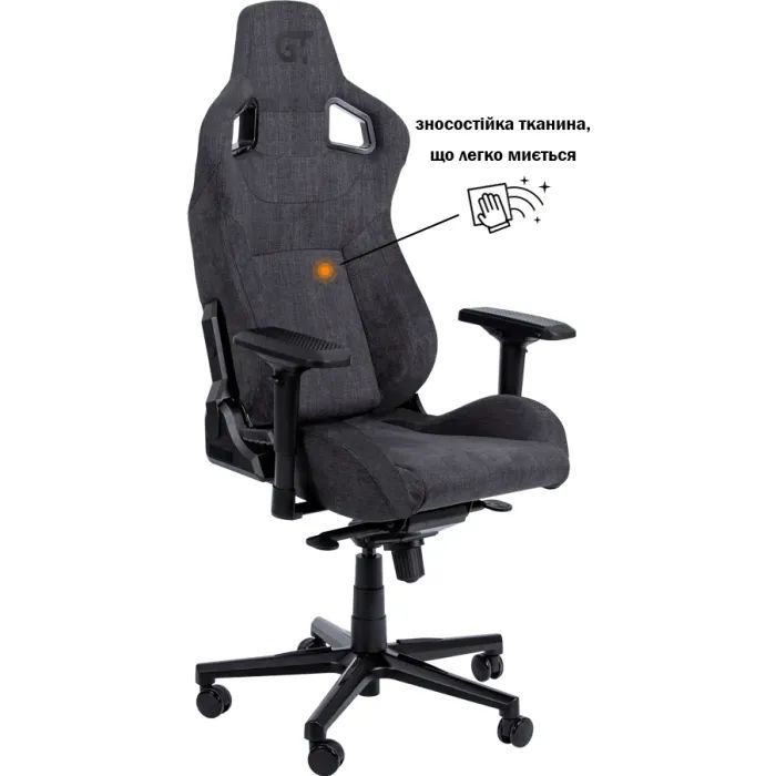Геймерське крісло GT Racer X-8005 Dark Gray фото №2