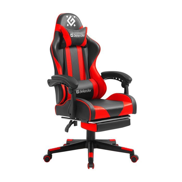 Геймерське крісло Defender Rock Black/Red (64346)
