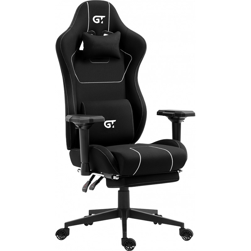 Геймерське крісло GT Racer X-2305 Black (X-2305 Fabric Black) фото №2