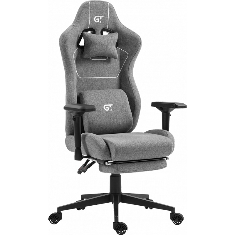 Геймерське крісло GT Racer X-2305 Gray (X-2305 Fabric Gray) фото №2