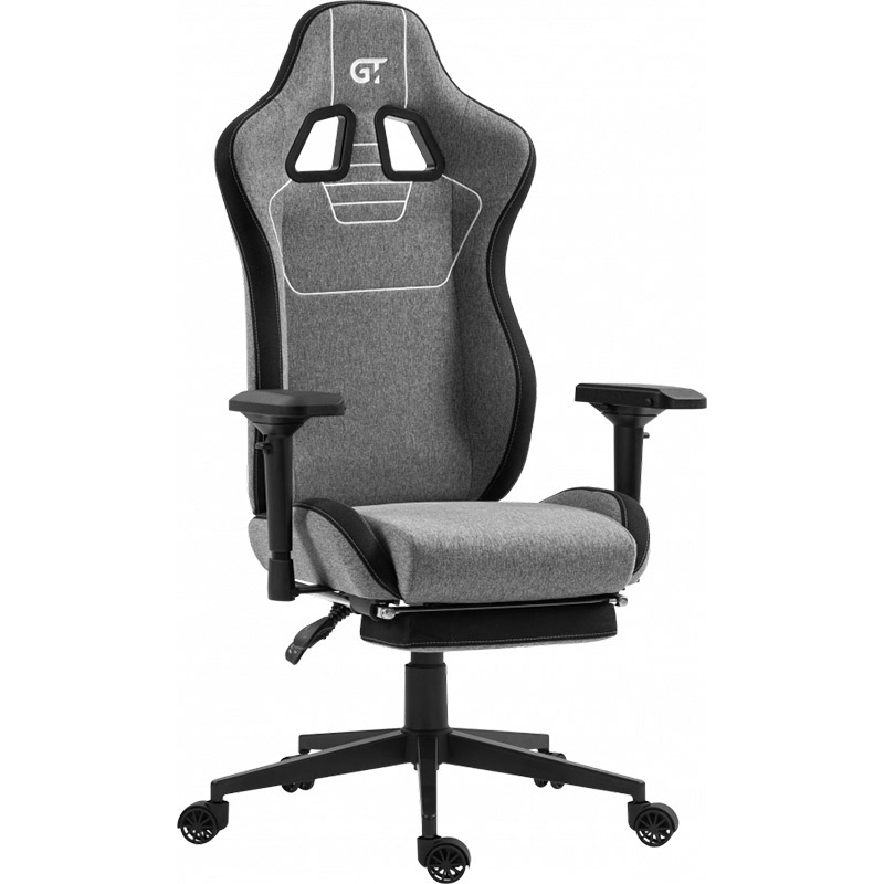 Геймерське крісло GT Racer X-2305 Gray/Black (X-2305 Fabric Gray/Black) фото №4