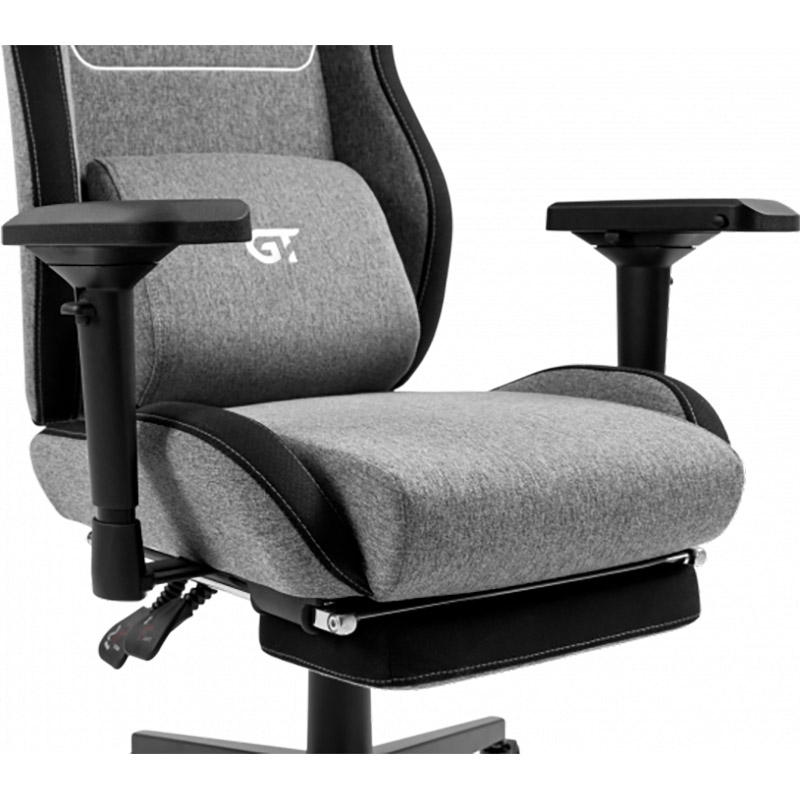 Геймерське крісло GT Racer X-2305 Gray/Black (X-2305 Fabric Gray/Black) фото №6