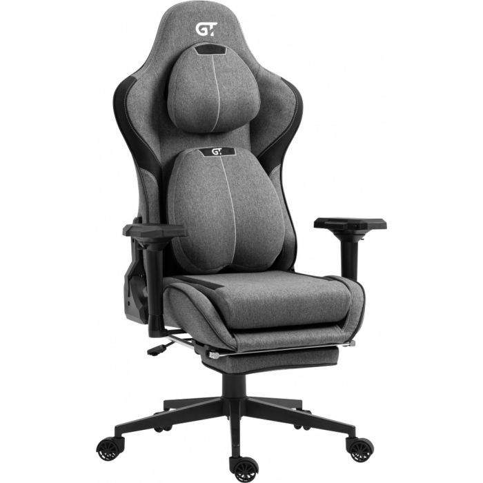 Геймерське крісло GT Racer X-2308 Black/Gray (X-2308 Fabric Black/Gray) фото №2