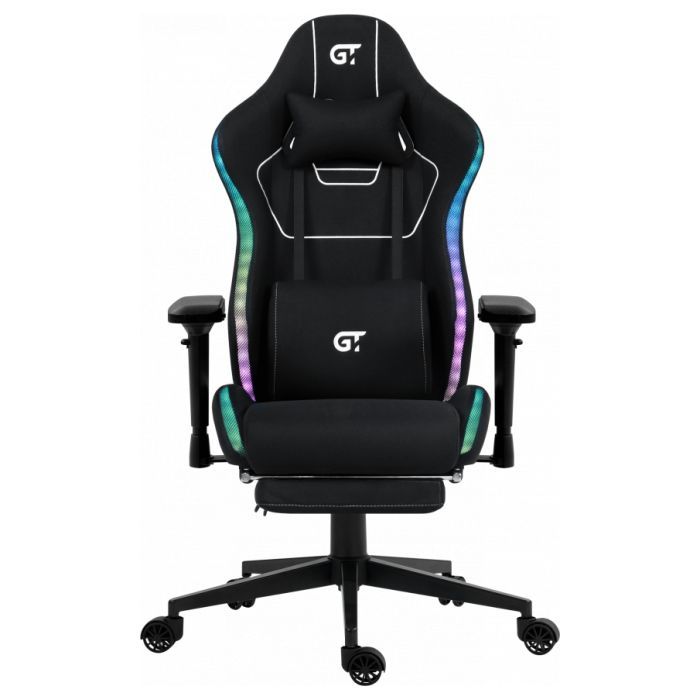 Геймерське крісло GT Racer X-2306 Black (X-2306 Fabric Black L) фото №3