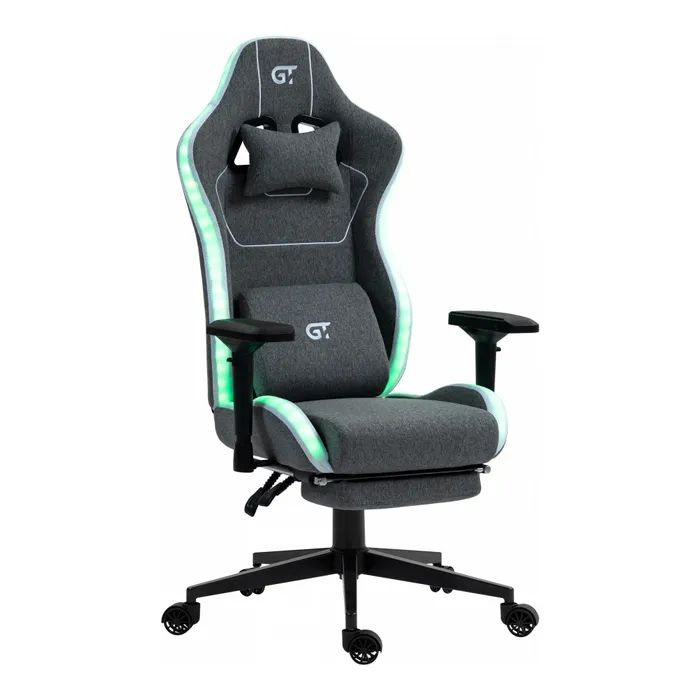 Геймерське крісло GT Racer X-2306 Gray (X-2306 Fabric Gray L) фото №3