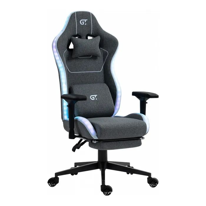 Геймерське крісло GT Racer X-2306 Gray (X-2306 Fabric Gray L) фото №4