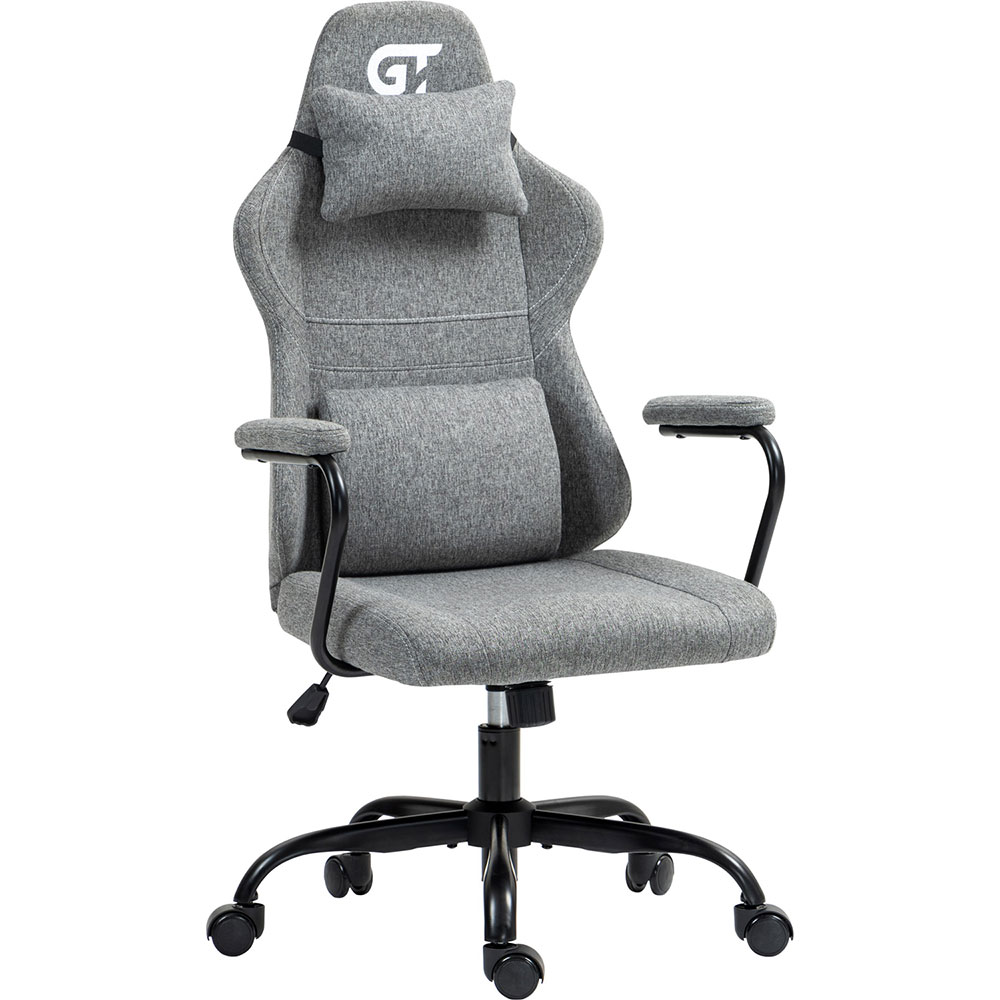 Геймерське крісло GT Racer X-2322 Gray (X-2322 Fabric Gray) фото №2