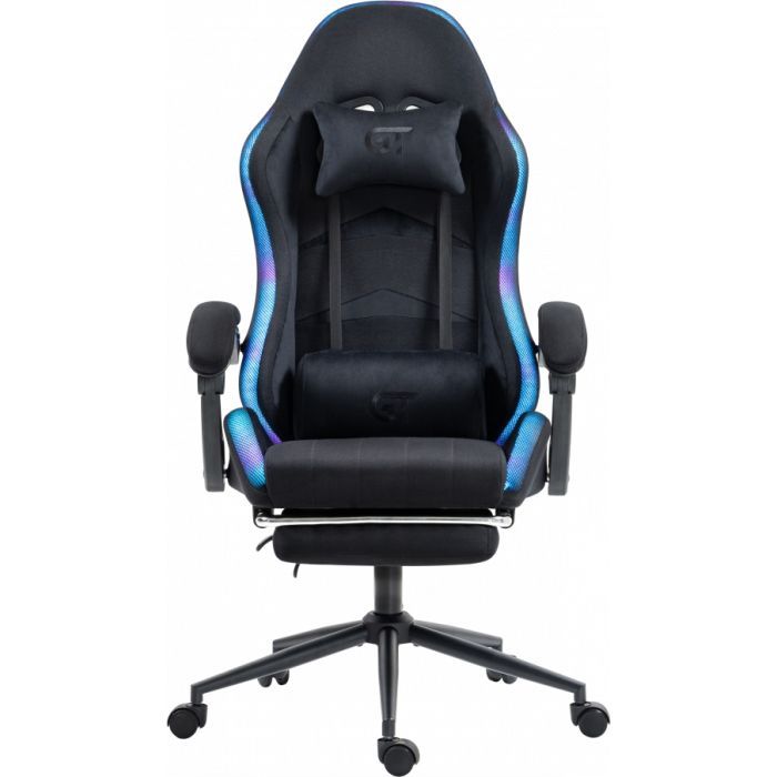 Геймерське крісло GT Racer X-2325 Fabric Black LED (X-2325 Fabric Black L) фото №7