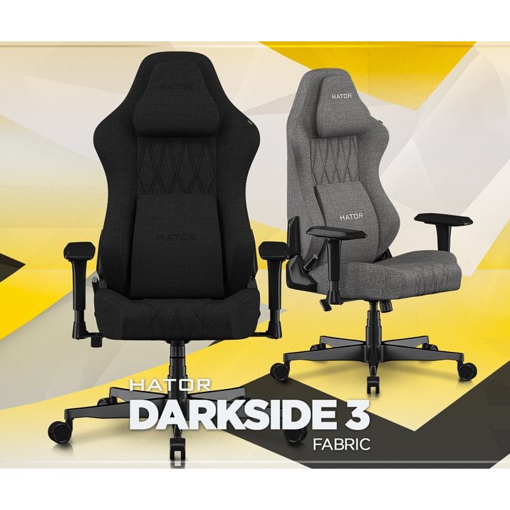 Геймерське крісло HATOR Darkside 3M Fabric Grey (HTC3016M) фото №15