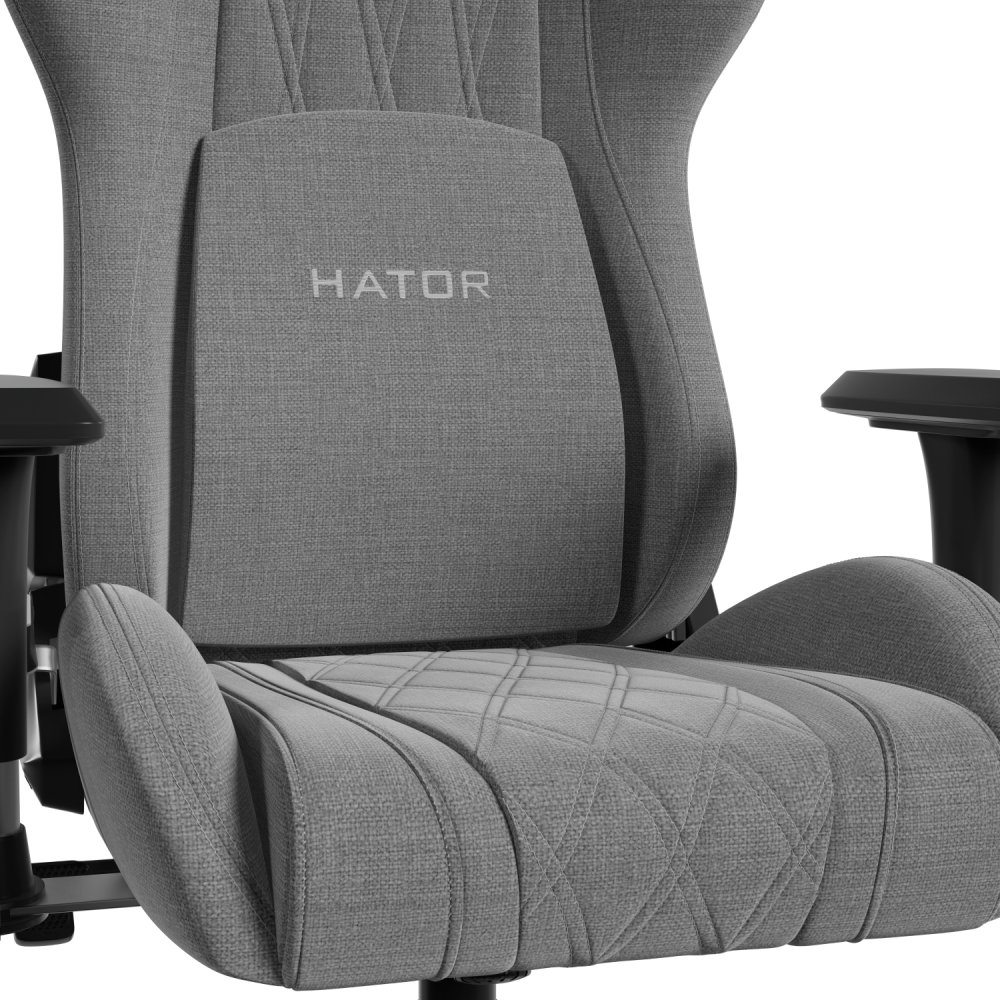 Геймерське крісло HATOR Darkside 3M Fabric Grey (HTC3016M) фото №3