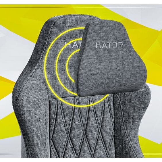 Геймерське крісло HATOR Darkside 3M Fabric Grey (HTC3016M) фото №8