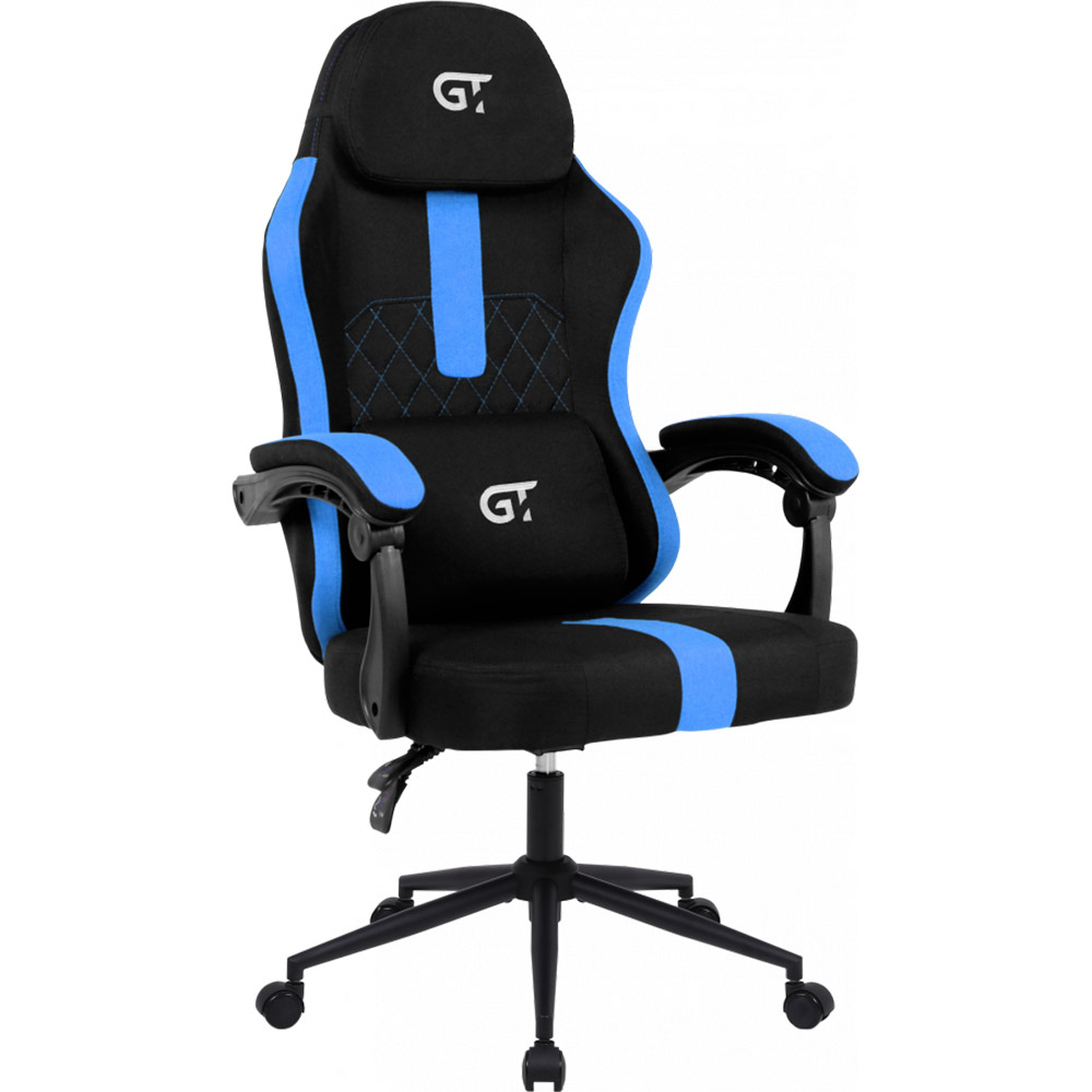 Геймерське крісло GT Racer X-2326 Black/Blue (X-2326 Fabric Black/Blue) фото №3