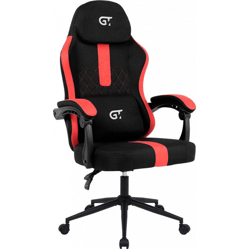 Геймерское кресло GT Racer X-2326 Black/Red (X-2326 Fabric Black/Red) фото №3