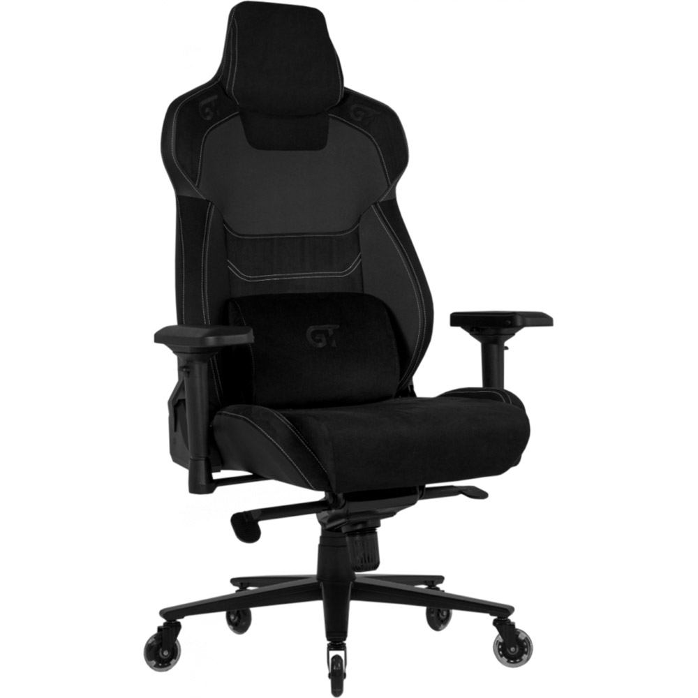 Геймерское кресло GT Racer X-8704 Black (X-8704 Velvet Black) фото №3