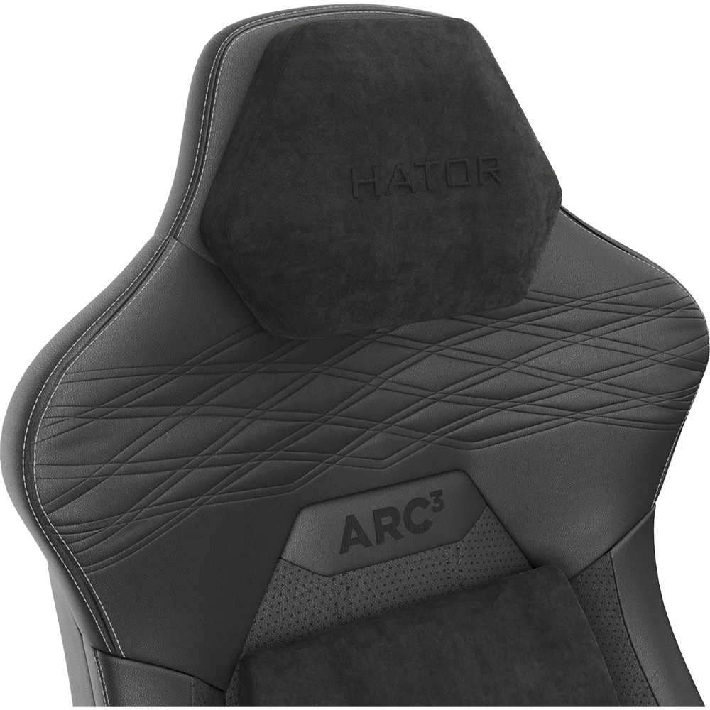 Геймерське крісло HATOR Arc 3 XL PU Black (HTC3400XL) фото №7