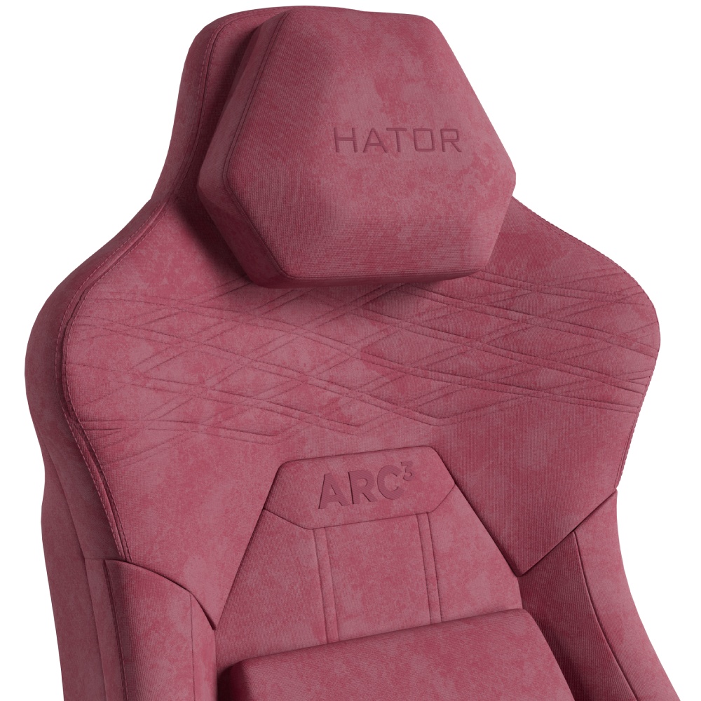Геймерское кресло HATOR Arc 3 XL Velour Orchid Pink (HTC3444XL) фото №8