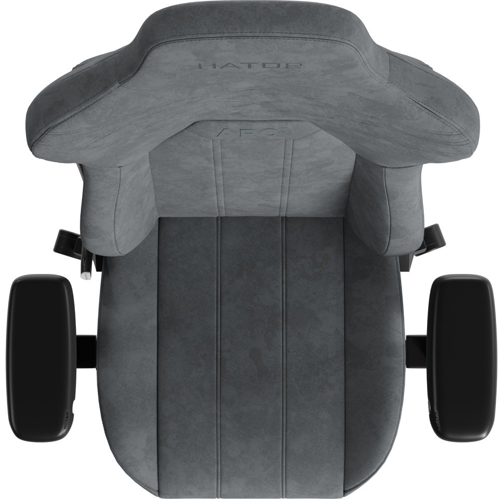 Геймерське крісло HATOR Arc 3 XL Velour Grey (HTC3446XL) фото №12