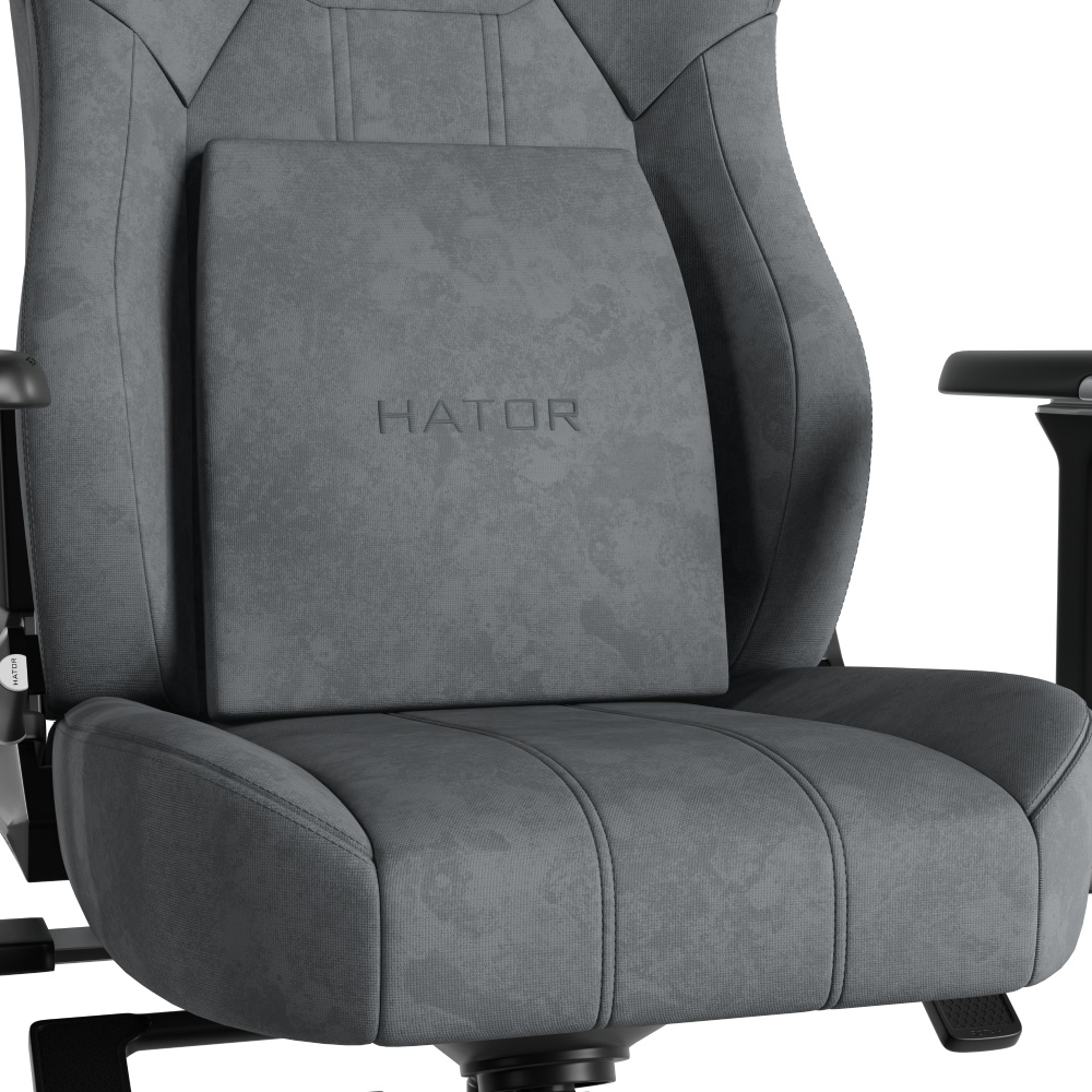 Геймерське крісло HATOR Arc 3 XL Velour Grey (HTC3446XL) фото №9