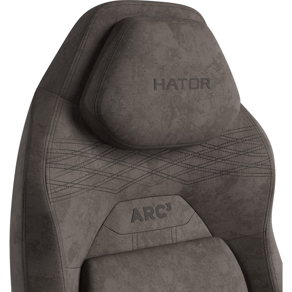 Геймерське крісло HATOR Arc 3 S Velour Milk Shake (HTC3442S) фото №10