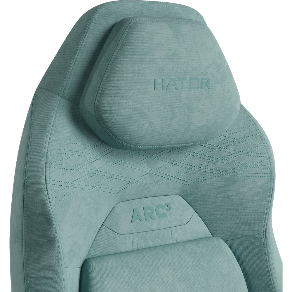 Геймерское кресло HATOR Arc 3 S Velour Turquoise (HTC3443S) фото №9