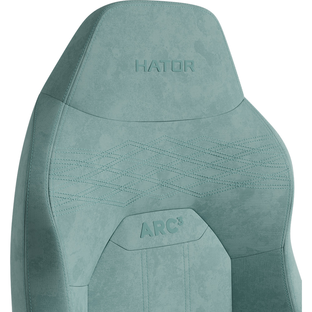 Геймерское кресло HATOR Arc 3 S Velour Turquoise (HTC3443S) фото №10