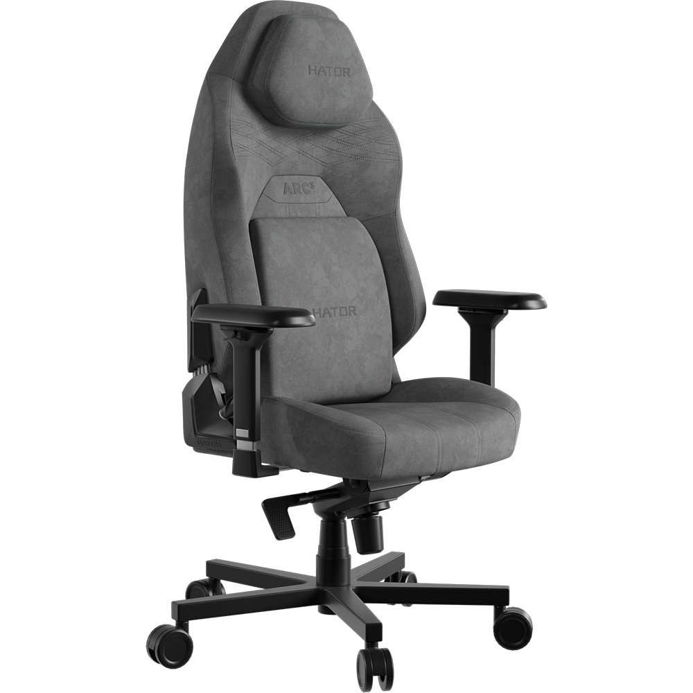 Геймерське крісло HATOR Arc 3 S Velour Grey (HTC3446S) фото №3