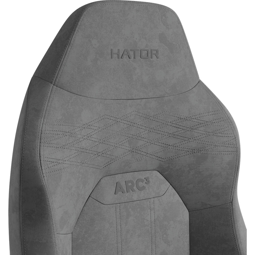 Геймерське крісло HATOR Arc 3 S Velour Grey (HTC3446S) фото №9