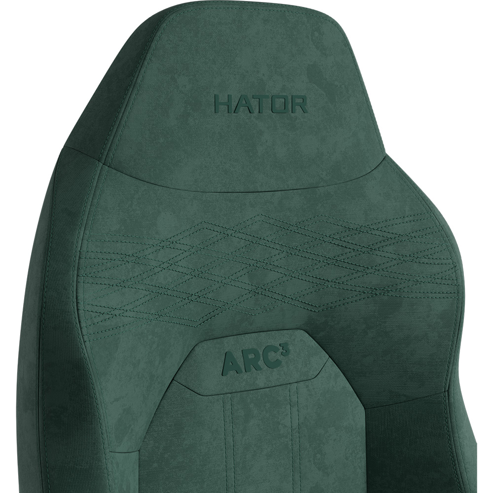 Геймерське крісло HATOR Arc 3 S Velour Emerald (HTC3448S) фото №7