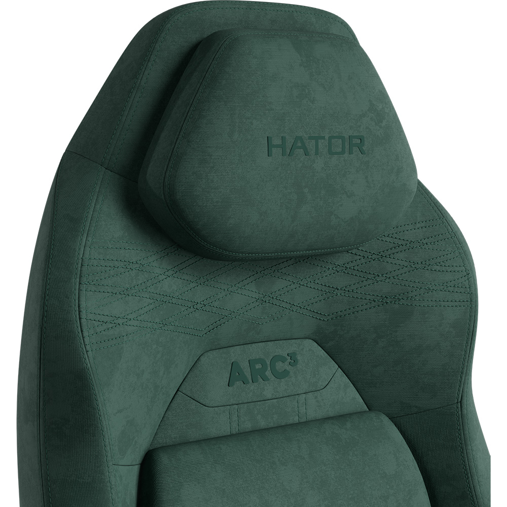 Геймерське крісло HATOR Arc 3 S Velour Emerald (HTC3448S) фото №8