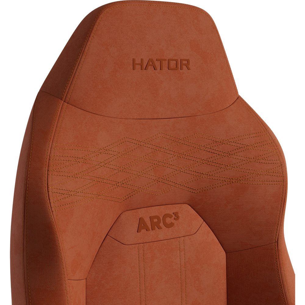 Геймерське крісло HATOR Arc 3 S Velour Orange (HTC3449S) фото №7