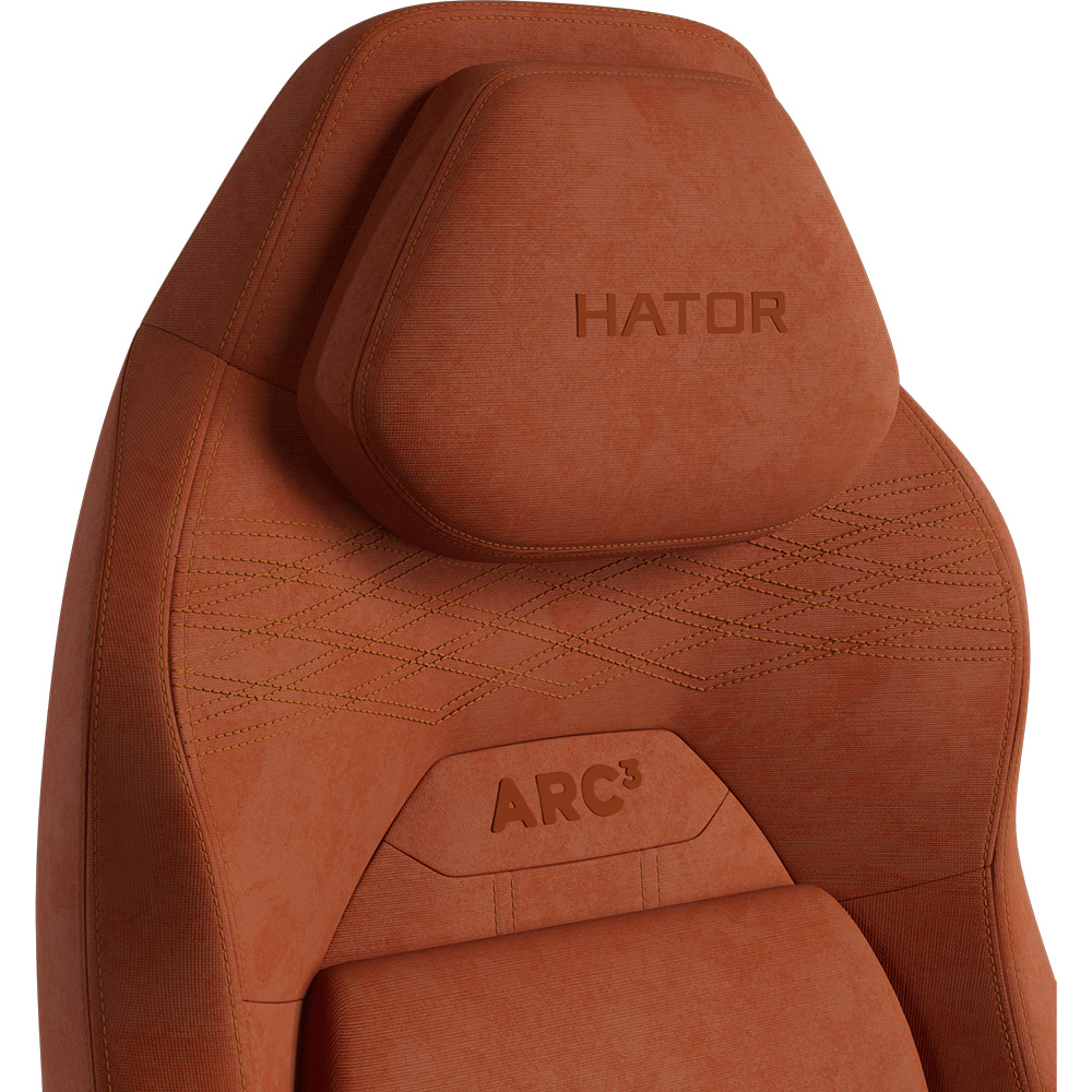 Геймерське крісло HATOR Arc 3 S Velour Orange (HTC3449S) фото №8
