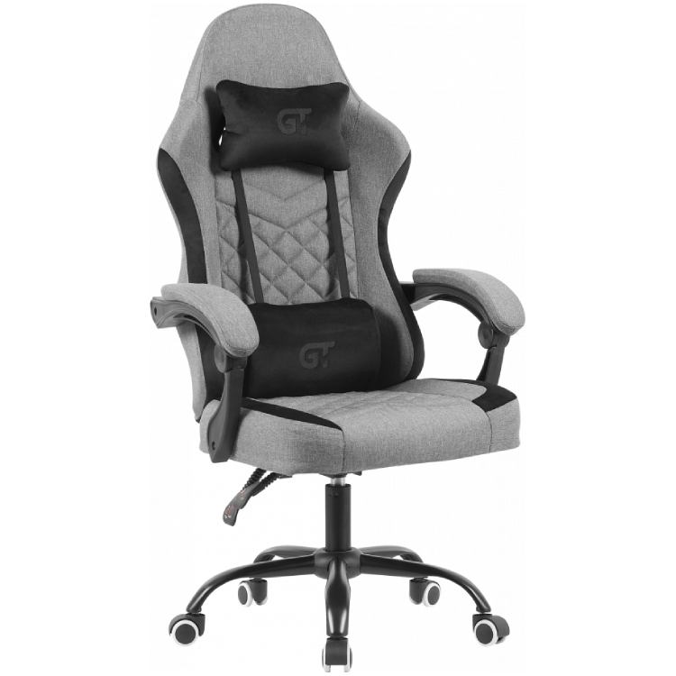 Геймерское кресло GT Racer X-2729 Dark Gray (X-2729 Fabric Dark Gray) фото №2