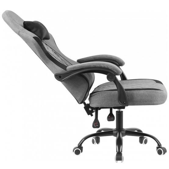 Геймерское кресло GT Racer X-2729 Dark Gray (X-2729 Fabric Dark Gray) фото №3