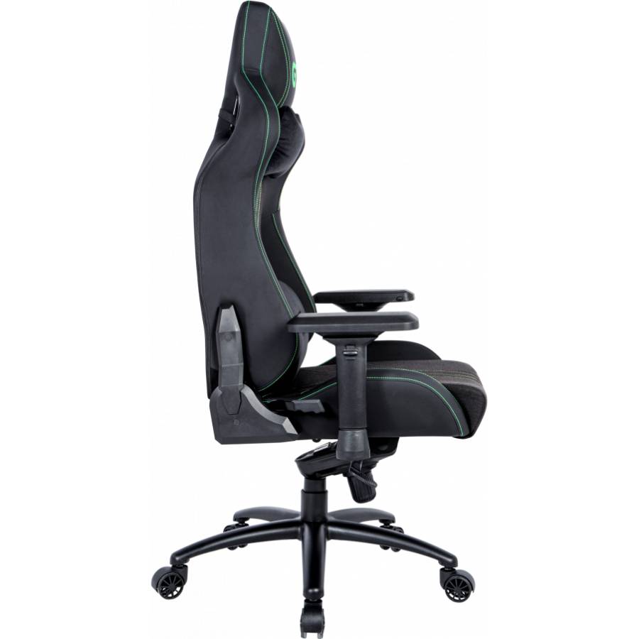 Геймерське крісло GT Racer X-8006 Black/Green (X-8006 Fabric Black/Green) фото №3