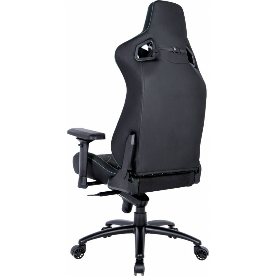 Геймерське крісло GT Racer X-8006 Black/Green (X-8006 Fabric Black/Green) фото №4