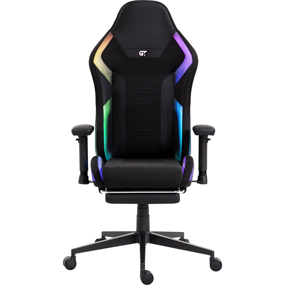 Геймерське крісло GT Racer X-2403 Black (X-2403 Black RGB) фото №2