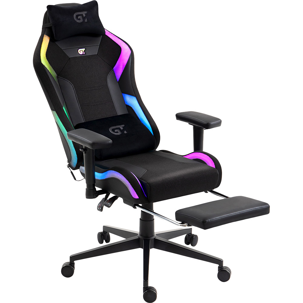Геймерське крісло GT Racer X-2403 Black (X-2403 Black RGB) фото №8