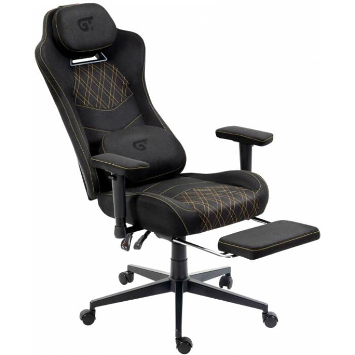Геймерское кресло GT Racer X-2407 Black/Orange (X-2407 Fabric Black/Orange) фото №5