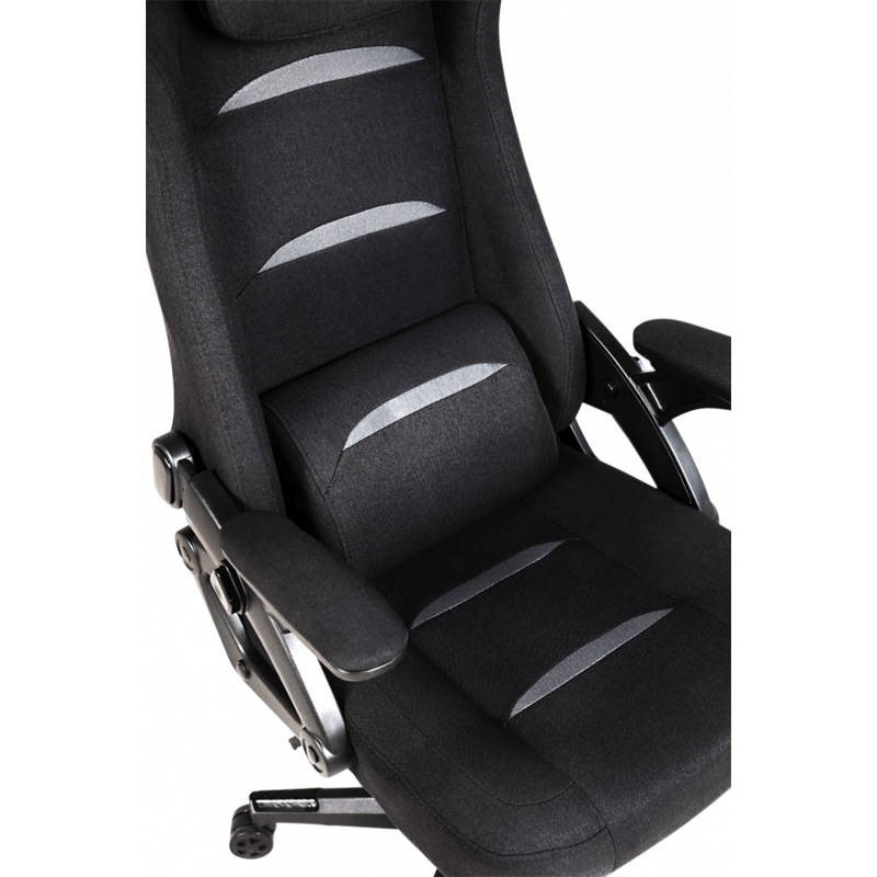 Геймерське крісло GT Racer X-5993-1 Black (X-5993-1 Fabric Black) фото №7