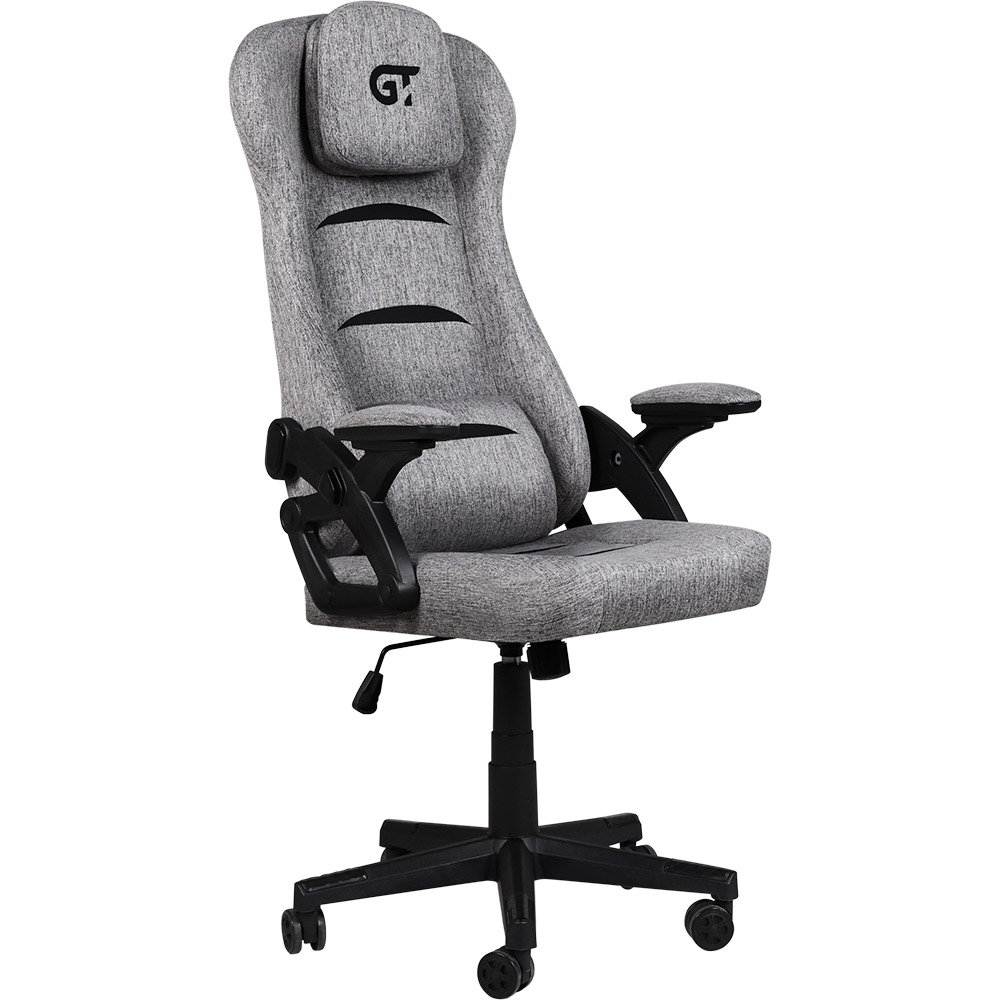 Геймерське крісло GT Racer X-5993-1 Gray (X-5993-1 Fabric Gray) фото №2